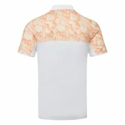 Oakley Sand Block Golf Polo Shirt -Golf Sweaters Sales Oakley Sand Block Golf Polo Shirt Soft Orange FOA404354 73K SHOAK336 Back