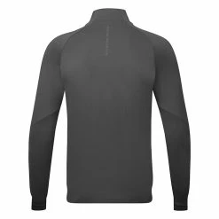 Oscarjacobson Oscar Jacobson Lexington 1/4 Zip Golf Sweater -Golf Sweaters Sales Oscar Jacobson AW22 Lexington Midlayer OJTOP0099 SWOSC203 S Black Back
