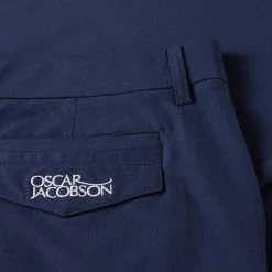 Oscarjacobson Oscar Jacobson Desmond Golf Trousers 5 Oscarjacobson Oscar Jacobson Desmond Golf Trousers -Golf Sweaters Sales Oscar Jacobson AW22 Desmond Trousers Navy OJTRS0119 TROSC074 30 W 31 Leg Detail