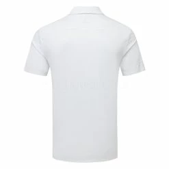Oscarjacobson Oscar Jacobson Chap II Tour Golf Polo Shirt -Golf Sweaters Sales Oscar Jacobson SS22 Chap Tour Polo Shirt OJTS0041 Code SHOSC190 M White Lunar Grey Back