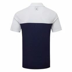 Oscarjacobson Oscar Jacobson Dodman Golf Polo Shirt 5 Oscarjacobson Oscar Jacobson Dodman Golf Polo Shirt -Golf Sweaters Sales Oscar Jacobson SS22 Dodman Polo Shirt OJTS0032 Code SHOSC182 M Navy Jewel Red Back