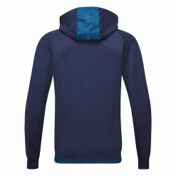 Oscarjacobson Oscar Jacobson Travis Golf Hoodie -Golf Sweaters Sales Oscar Jacobson SS22 Travis Midlayer Hoodie OJTOP0044 Code SWOSC200 M Navy Teal Back
