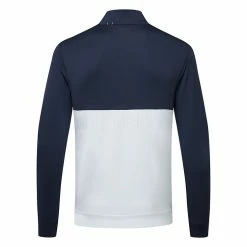 Puma Gamer Colour Block 1/4 Zip Golf Popover 8 Puma Gamer Colour Block 1/4 Zip Golf Popover -Golf Sweaters Sales PUMA SS22 Gamer Colorblock 1 4 Zip Sweater Code 532985 02 SWPUM236 M Navy Blazer Bright White Back