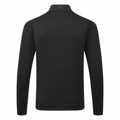 Ping Marshall 1/2 Zip Fleece Golf Sweater -Golf Sweaters Sales Ping AW22 Marshall Half Zip Fleece PO3546 D88 SWPIN161 Black Black Back