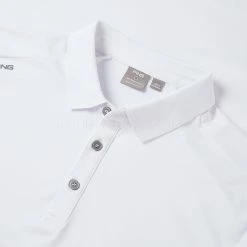 Golf Sweaters Sales -Golf Sweaters Sales Ping SS22 Lindum Polo Shirt P03464 002 Code SHPIN313 M White Detail