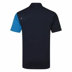 Ping Mack Golf Polo Shirt 5 Ping Mack Golf Polo Shirt -Golf Sweaters Sales Ping SS23 Mack Polo Shirt P03576 DN90 SHPIN340 Danube Navy Multi Back