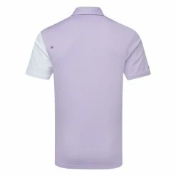 Ping Mack Golf Polo Shirt 5 Ping Mack Golf Polo Shirt -Golf Sweaters Sales Ping SS23 Mack Polo Shirt P03576 WCL9 SHPIN342 White Cool Lilac Multi Back