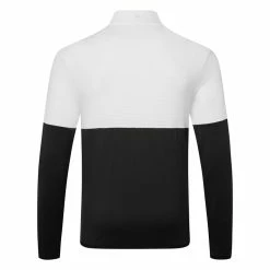 Ping Nexus 1/2 Zip Golf Sweater -Golf Sweaters Sales Ping SS23 Nexus 1 4 Zip Sweater P03578 090 SWPIN173 Black White Back