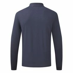 Puma Cloudspun WRMLBL Golf Popover -Golf Sweaters Sales Puma AW22 Cloudspun WRMLBL 1 4 Zip Sweater 537066 02 SWPUM270 S Navy Blazer Back