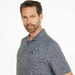Puma AP Cloudspun King Golf Polo Shirt 10 Puma AP Cloudspun King Golf Polo Shirt -Golf Sweaters Sales Puma SS22 AP King Cloudspun Polo Shirt 535505 01 Code SHPUM631 L Navy Blazer Heathe Model 2