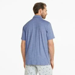 Puma AP Cloudspun King Golf Polo Shirt 11 Puma AP Cloudspun King Golf Polo Shirt -Golf Sweaters Sales Puma SS22 AP King Cloudspun Polo Shirt 535505 02 Code SHPUM632 L Lavender Pop Heather Model 3