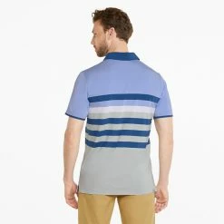 Puma MATTR One Way Golf Polo Shirt 11 Puma MATTR One Way Golf Polo Shirt -Golf Sweaters Sales Puma SS22 Mattr One Way Polo 599115 25 SHPUM650 Lavendar Pop Blazing Blue Model 3
