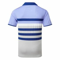 Puma MATTR One Way Golf Polo Shirt 8 Puma MATTR One Way Golf Polo Shirt -Golf Sweaters Sales Puma SS22 Mattr One Way Polo 599115 25 SHPUM650 Lavendar Pop Blazing Blue back