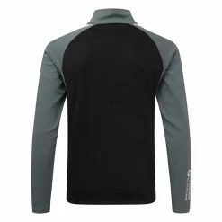 Sunderland Aspen Mid Layer Golf Top -Golf Sweaters Sales Sunderland Gunmetal SUNMM39 ASP BACK