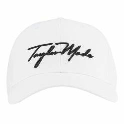 TaylorMade Script Seeker Golf Cap -Golf Sweaters Sales TaylorMade 2023 Script Seeker Cap White 3