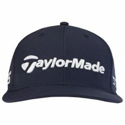 TaylorMade Tour Flatbill Golf Cap -Golf Sweaters Sales TaylorMade 2023 Tour Flatbill Golf Cap Navy 3