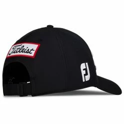 Titleist Tour Performance Golf Cap -Golf Sweaters Sales Titleist Tour Performance Golf Cap Black White 3
