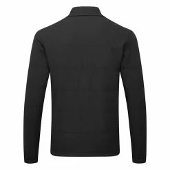 TravisMathew Interlude Full Zip Golf Jacket 8 TravisMathew Interlude Full Zip Golf Jacket -Golf Sweaters Sales Travis Mathew SS21 Interlude Sweater Jacket 1MT003 0BLK Code SWTRA018 M Black Back