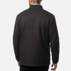 TravisMathew Interlude Full Zip Golf Jacket 11 TravisMathew Interlude Full Zip Golf Jacket -Golf Sweaters Sales Travis Mathew SS21 Interlude Sweater Jacket 1MT003 0BLK Code SWTRA018 M Black Model 3