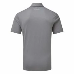 TravisMathew Private Dock Golf Polo Shirt 8 TravisMathew Private Dock Golf Polo Shirt -Golf Sweaters Sales Travis Mathew SS21 Private Dock Golf Polo Shirt 1MW149 SHTRA054 M Heather Medium Grey Back
