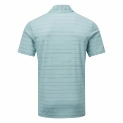 TravisMathew Tahoe Golf Polo Shirt -Golf Sweaters Sales Travis Mathew SS21 Tahoe Polo Shirt 1MW154 Code SHTRA034 M Heather Delphinium Back