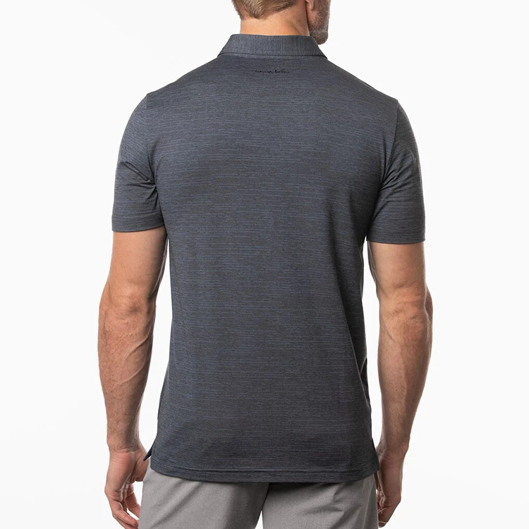 TravisMathew The Heater Golf Polo Shirt Black 6 TravisMathew The Heater Golf Polo Shirt Black - Image 6