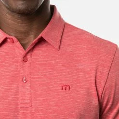 TravisMathew The Heater Golf Polo Shirt Black -Golf Sweaters Sales Travis Mathew SS21 The Heater Golf Polo Shirt 1MW395 Code SHTRA039 M Heather Scooter model 2