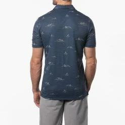 TravisMathew Fun And Games Golf Polo Shirt -Golf Sweaters Sales Travis Mathew SS21 Fun And Games Golf Polo Shirt 1MW113 Code SHTRA042 Insignia Model 3