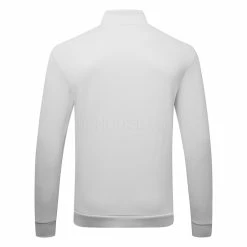 Underarmour Under Armour Fleece 1/4 Zip Golf Sweater 6 Underarmour Under Armour Fleece 1/4 Zip Golf Sweater -Golf Sweaters Sales Under Armour AW22 1 4 Zip Sweater 1373358 014 SWUND173 XL Halo Gray Black Back