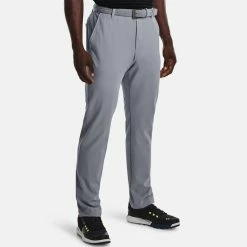 Underarmour Under Armour Drive Slim Taper Golf Pants -Golf Sweaters Sales Under Armour AW22 Drive Slim Taper Steel Halo Gray Pant 1364410 036 Code TRUND065 34 W 32 Leg Model 1