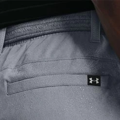 Underarmour Under Armour Drive Slim Taper Golf Pants -Golf Sweaters Sales Under Armour AW22 Drive Slim Taper Steel Halo Gray Pant 1364410 036 Code TRUND065 34 W 32 Leg Model 3