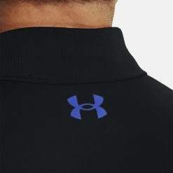 Underarmour Under Armour Performance Blocked Golf Polo Shirt -Golf Sweaters Sales Under Armour AW22 Performance Blocked Polo Shirt 1370109 002 SHUND294 XXXL Black Versa Blue Versa Blue Model 2