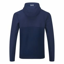 Underarmour Under Armour Storm Daytona Full Zip Golf Hoodie -Golf Sweaters Sales Under Armour AW22 Storm Daytona Full Zip Sweater 1373412 012 SWUND185Academy Academy Reflective Back
