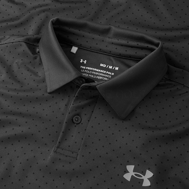 Underarmour Under Armour Performance Printed Golf Polo Shirt 2 Underarmour Under Armour Performance Printed Golf Polo Shirt - Image 2