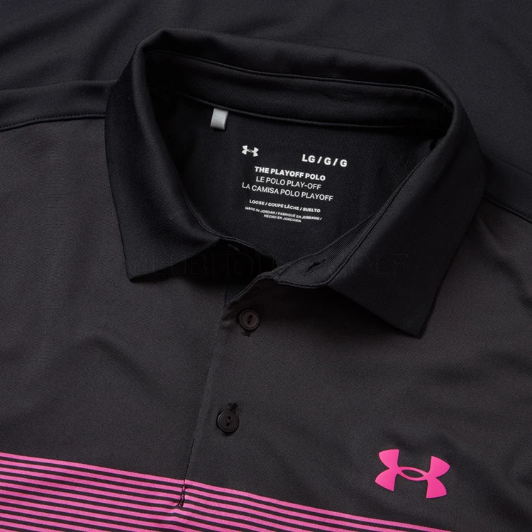 Underarmour Under Armour Playoff 3.0 Low Round Stripe Golf Polo Shirt 2 Underarmour Under Armour Playoff 3.0 Low Round Stripe Golf Polo Shirt - Image 2