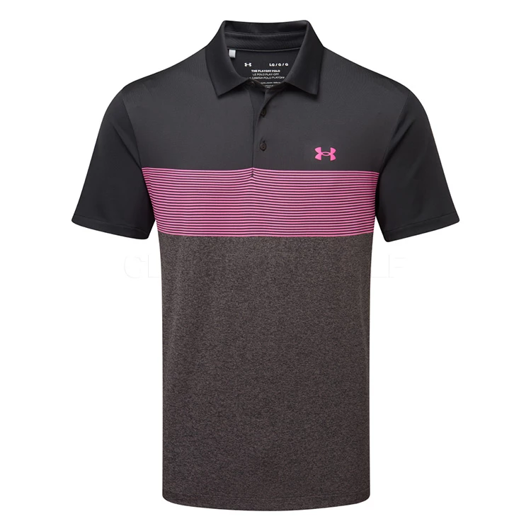 Underarmour Under Armour Playoff 3.0 Low Round Stripe Golf Polo Shirt 1 Underarmour Under Armour Playoff 3.0 Low Round Stripe Golf Polo Shirt