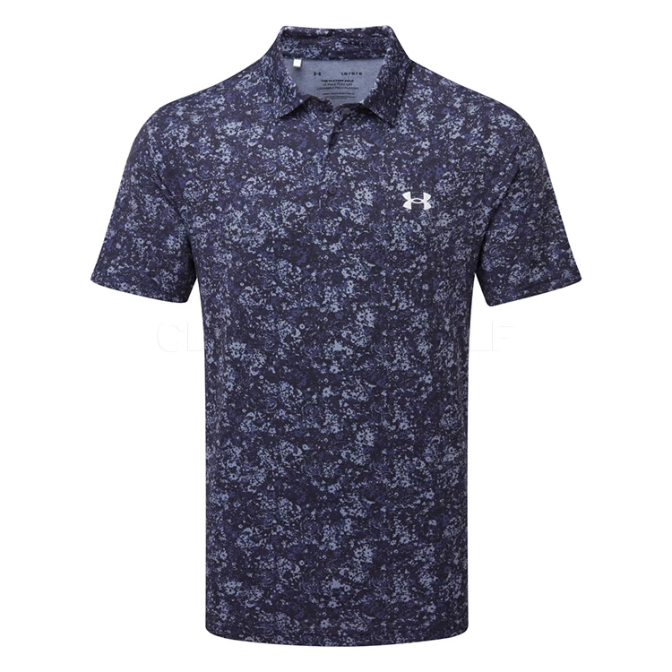 Underarmour Under Armour Playoff 3.0 Floral Speckle Stripe Golf Polo Shirt 1 Underarmour Under Armour Playoff 3.0 Floral Speckle Stripe Golf Polo Shirt