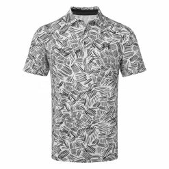 Underarmour Under Armour Playoff 3.0 Palm Sketch Stripe Golf Polo Shirt