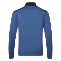 Underarmour Under Armour Fleece 1/4 Zip Golf Sweater -Golf Sweaters Sales Under Armour SS23 Sweaterfleece Nov Sweater 1373415 471 SWUND193 S Blue Mirage White Back