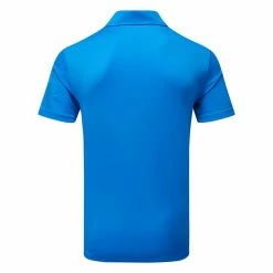 Adidas Drive Primegreen Golf Polo Shirt 5 Adidas Drive Primegreen Golf Polo Shirt -Golf Sweaters Sales adidas SS22 Drive Primegreen Golf Polo Shirt H56784 Blue Rush Back