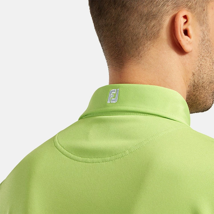 FootJoy Stretch Pique Solid Golf Polo Shirt 5 FootJoy Stretch Pique Solid Golf Polo Shirt - Image 5