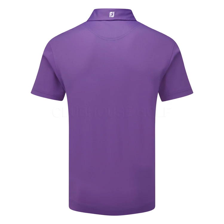 FootJoy Stretch Pique Solid Golf Polo Shirt 3 FootJoy Stretch Pique Solid Golf Polo Shirt - Image 3