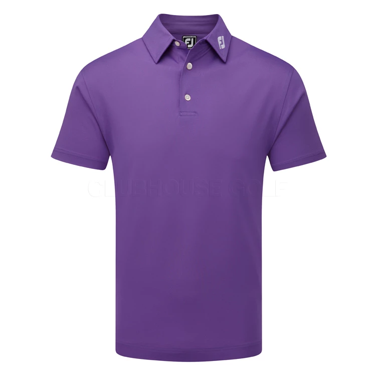 FootJoy Stretch Pique Solid Golf Polo Shirt 1 FootJoy Stretch Pique Solid Golf Polo Shirt